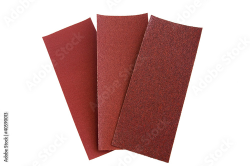 three sandpaper photo