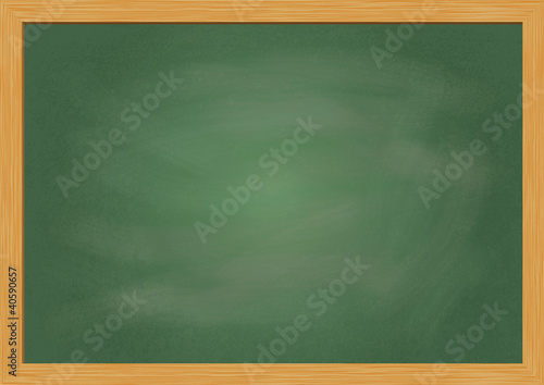 Blank chalk board illustration
