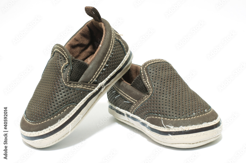 Children's shoes on isolated