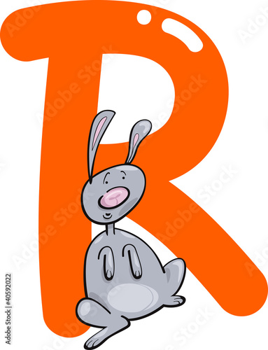 R for rabbit