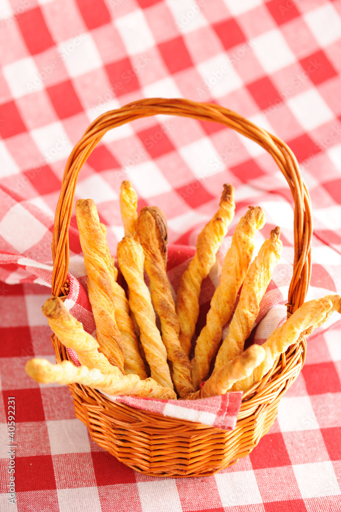 Cheese twists pastry