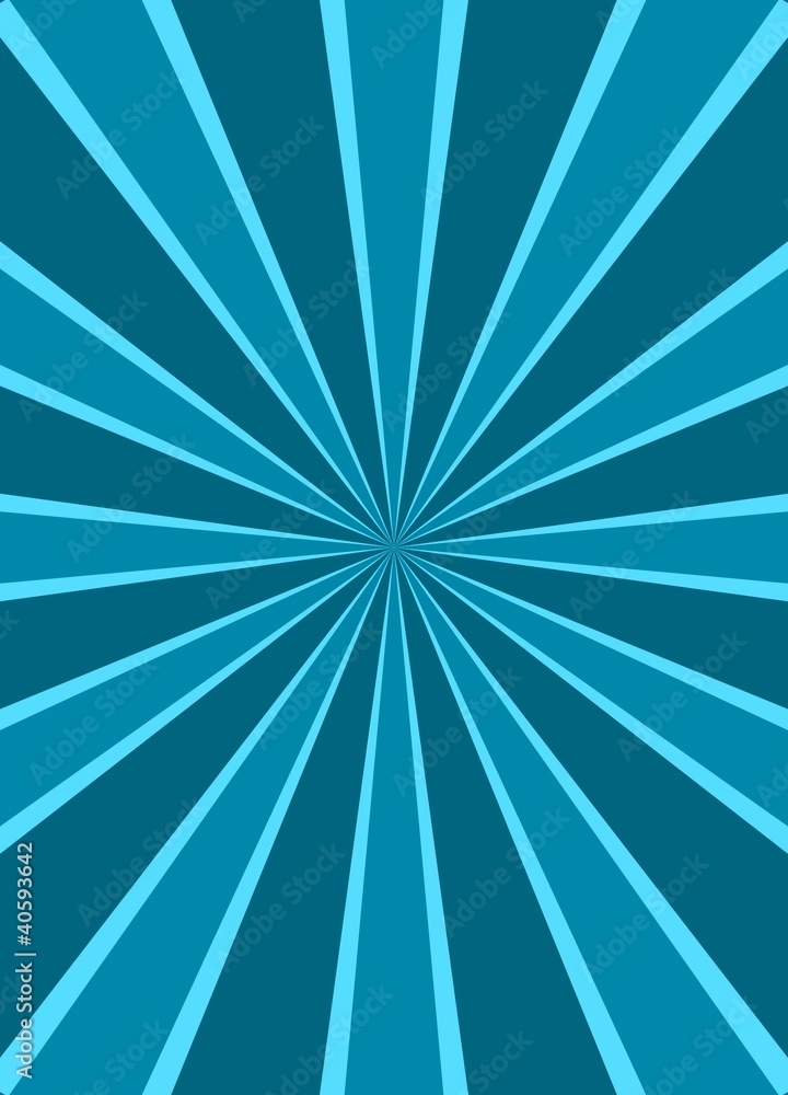 Obraz premium Star burst in blue shades