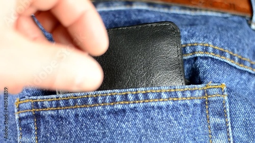 Diebstahl von einer Brieftasche