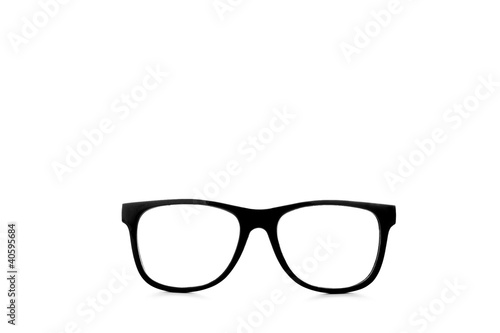 Nerd glasses with clipping paths
