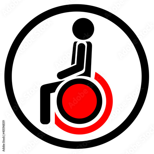 Paraplegic icon