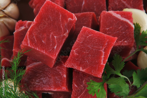 raw fresh beef meat fillet