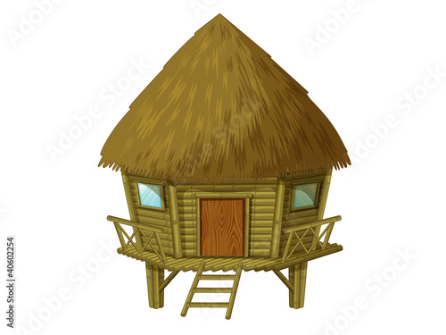 Cartoon hut