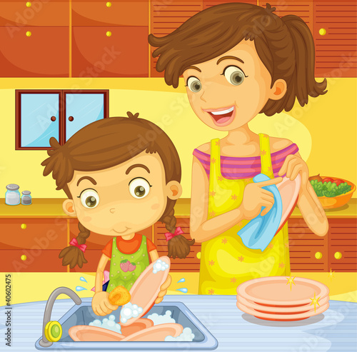 Helping at home