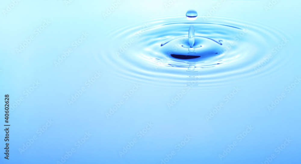 Image of water drop closeup