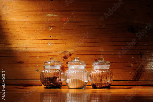 Instant coffee bottle photo