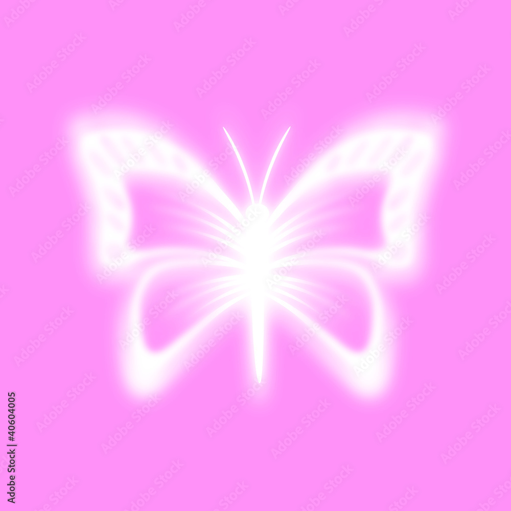 Butterfly on a pink background Butterfly on a pink background