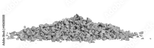 Rendered Image of Rock Rubble