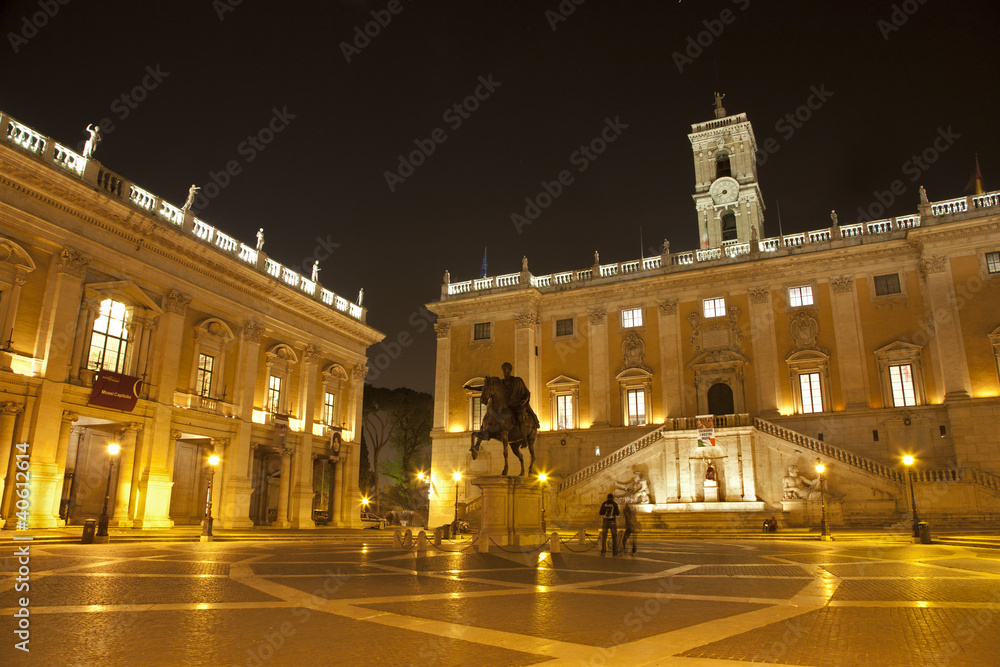 Rome - Capitolino - Campidoglio at night
