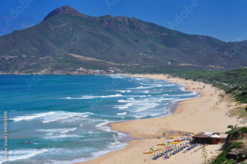 Sardegna, Buggerru, spiaggia di San Nicolao, vista di Portixeddu photo