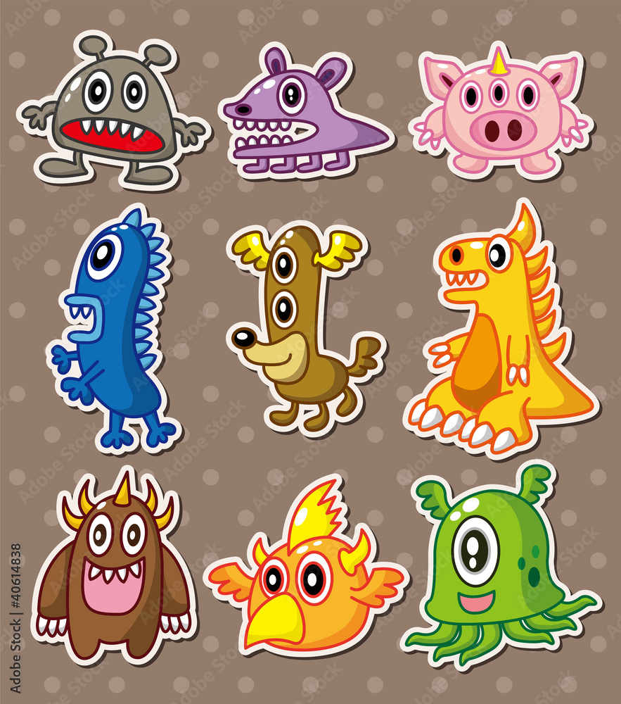 monster stickers monster stickers