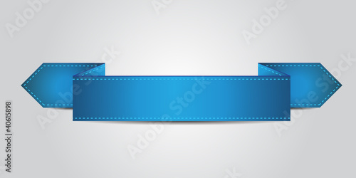 Blue vector fibbon
