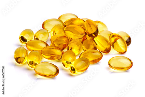 Fish oil capsules photo