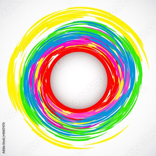 abstract circles.vector illustration.