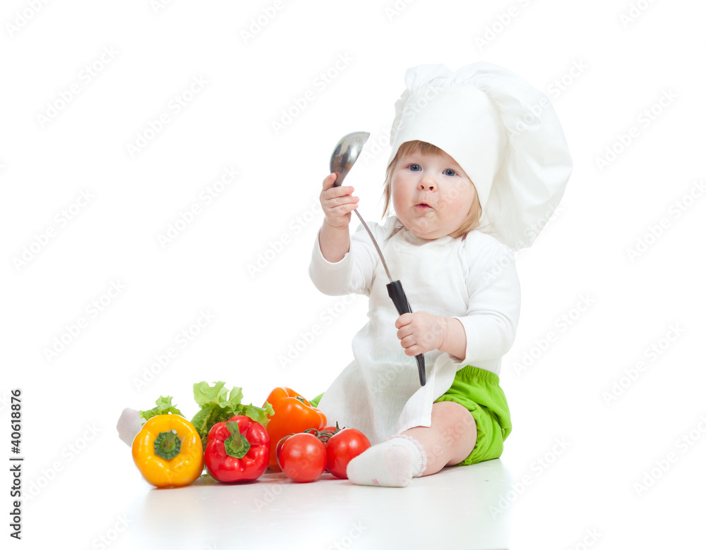 scullion little girl with pan isolated on white scullion little girl with pan isolated on white