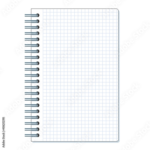 Carnet à petits carreaux