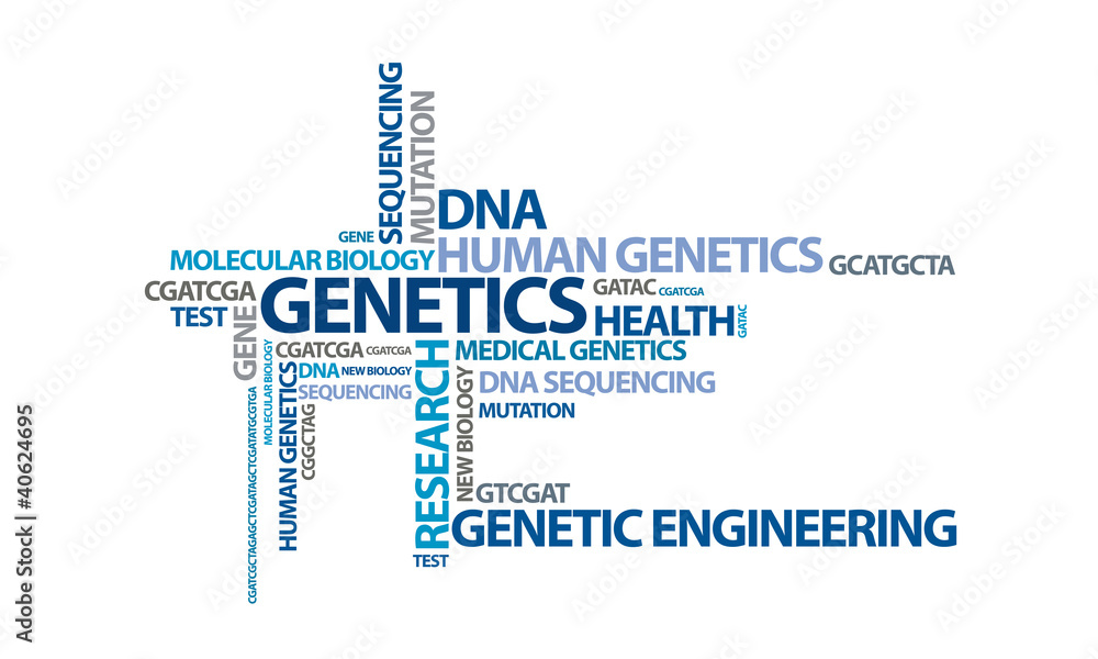 Genetics - word cloud/1