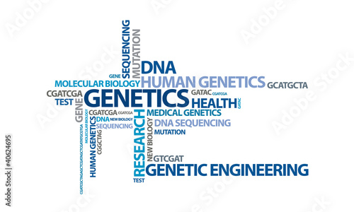 Genetics - word cloud/1
