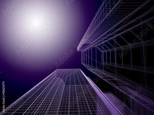 Abstract architecture background.