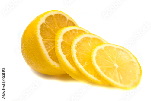 Lemon slices and lemon