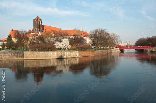 Wrocławska Wyspa Piaskowa i Most Piaskowy