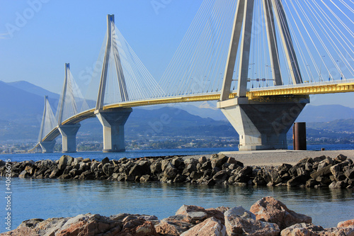 Rio - Antirio Bridge, Patras, Greece photo