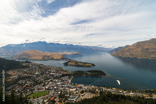 Remarkables and Queenstown, New Zealand