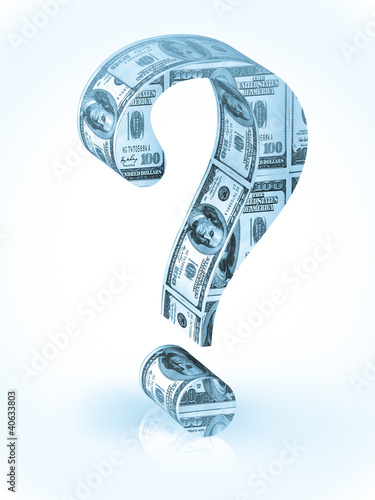 Dollar question mark