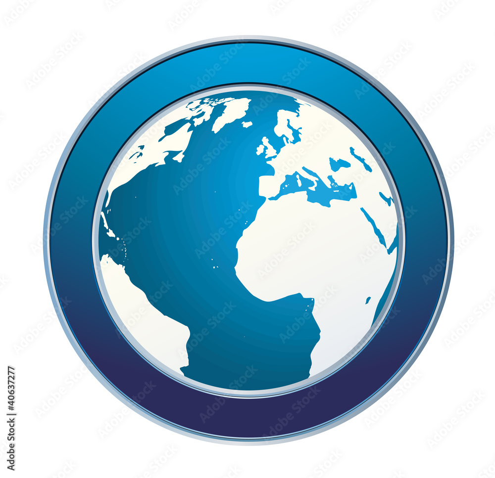 Naklejka premium Global