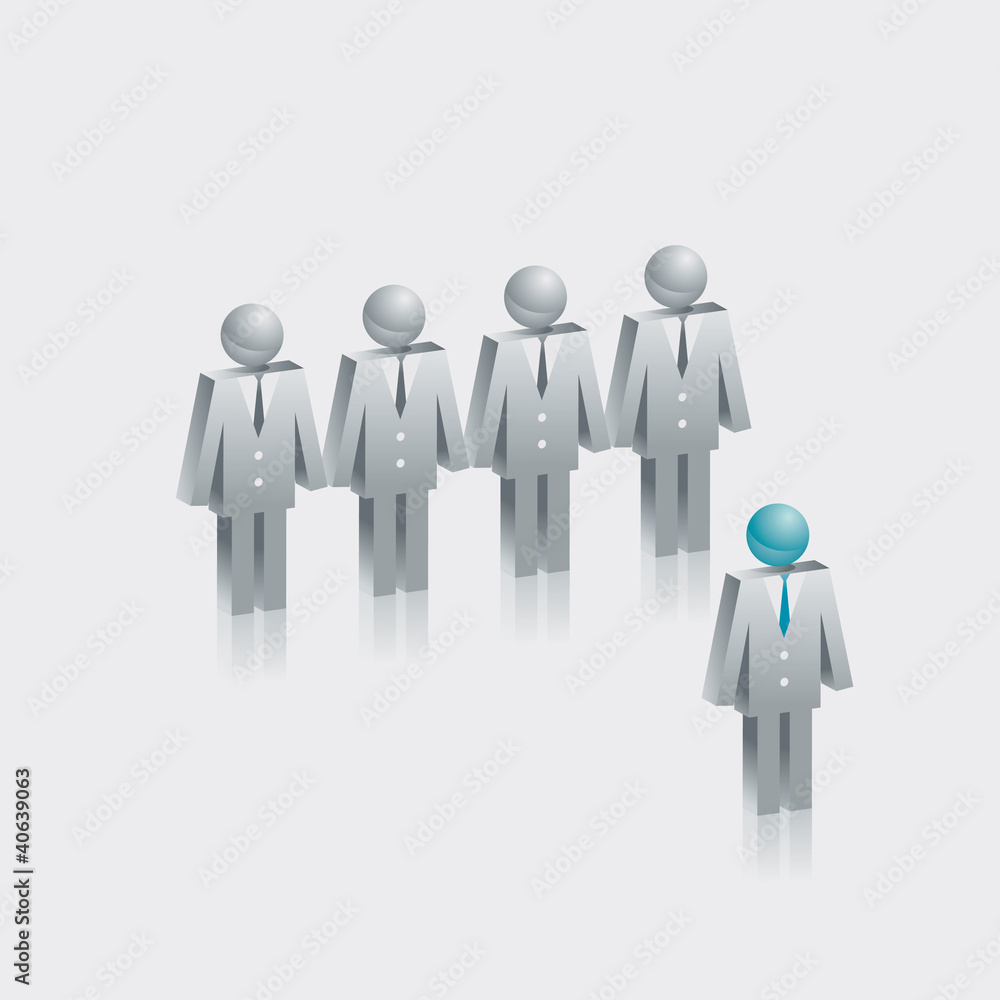 the leading business concept