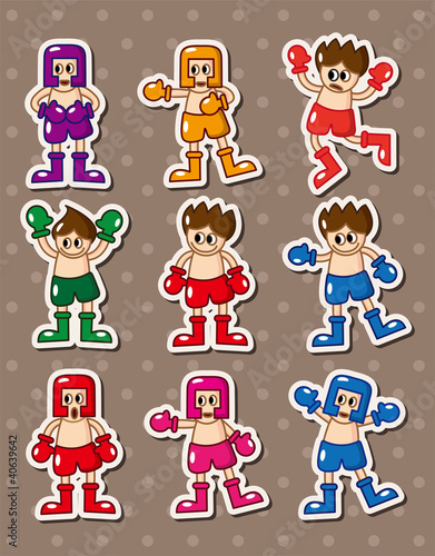 boxer stickers © notkoo2008