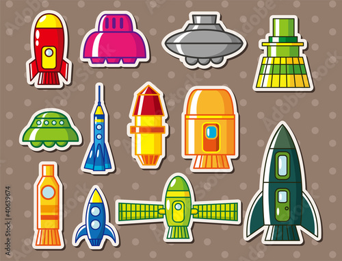 spaceship stickers