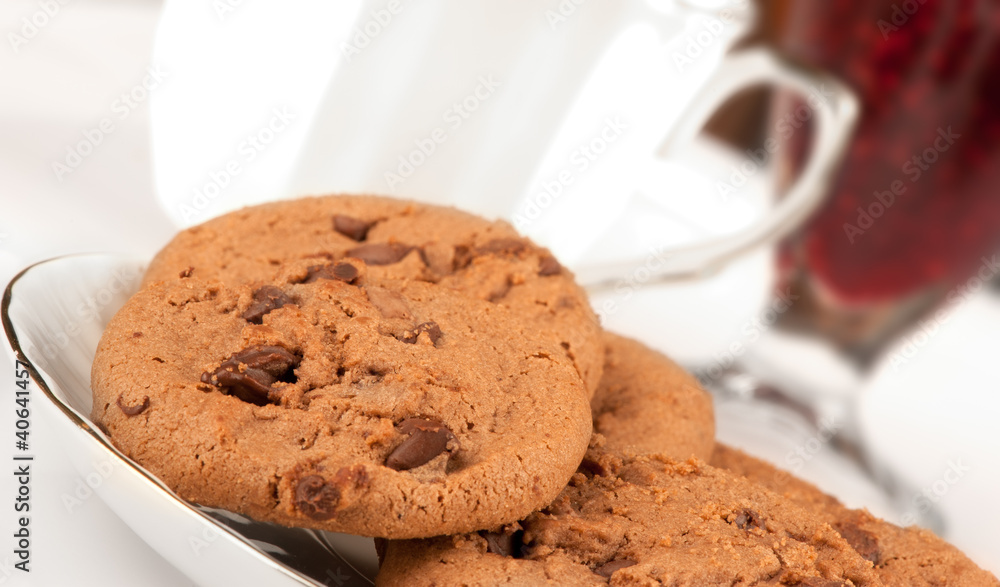 chocolate cookies on a plate chocolate cookies on a plate