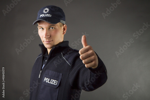 Polizei in Uniform