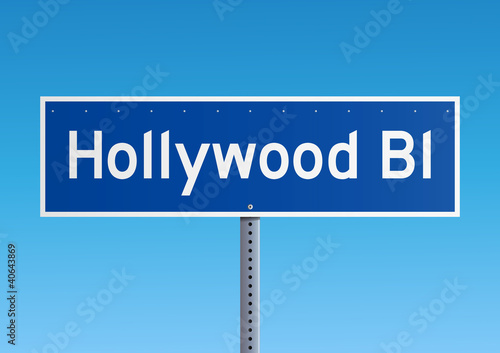 Panneau - Hollywood Bl