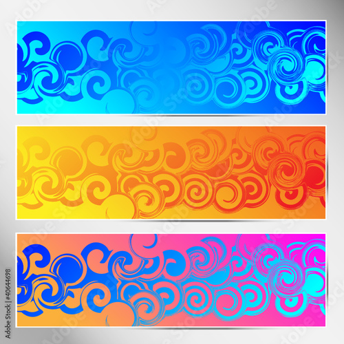 Banner Set Wirbel