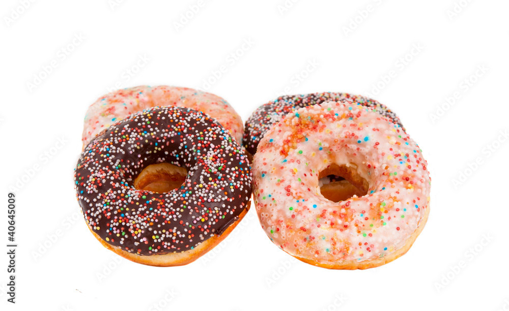 Doughnuts isolated Doughnuts isolated