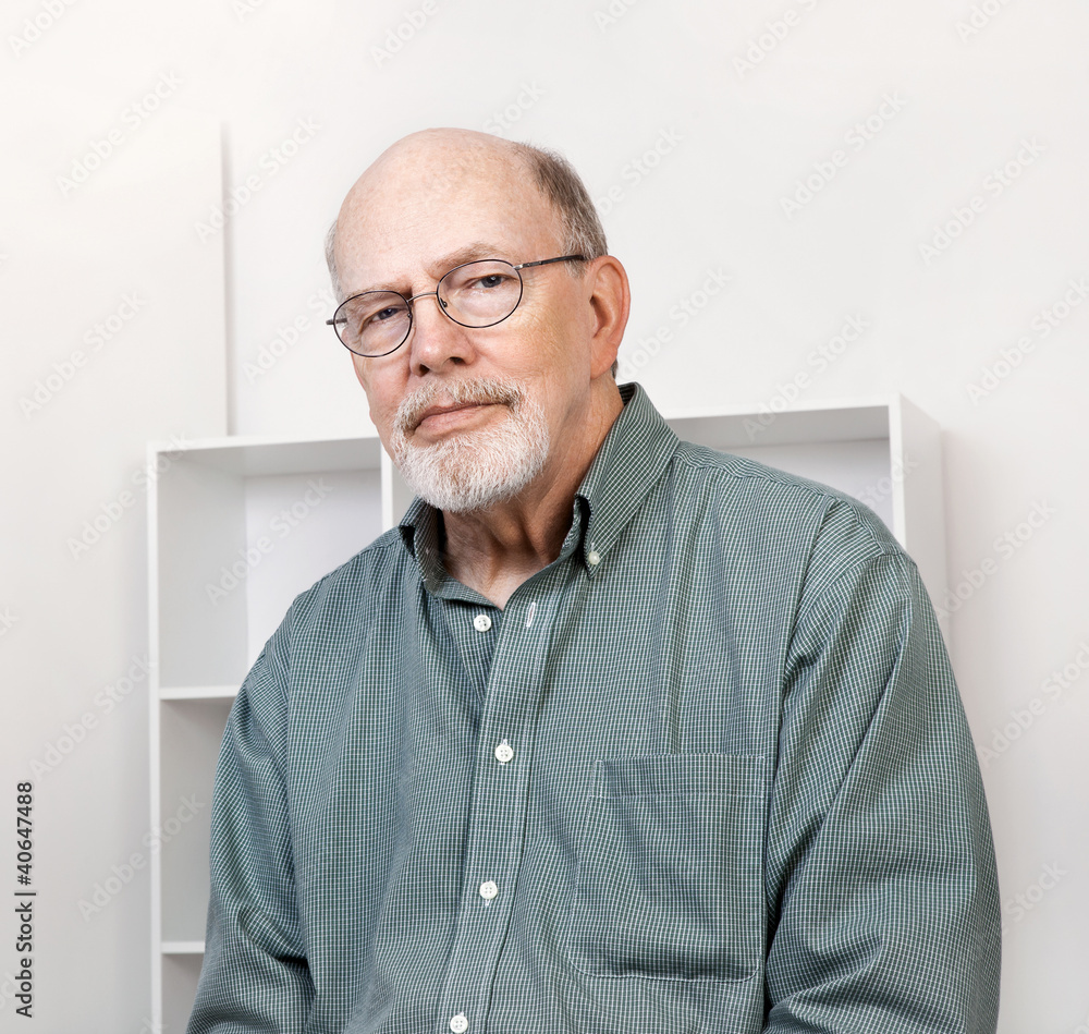 Obraz premium Pleasant Senior Man Portrait