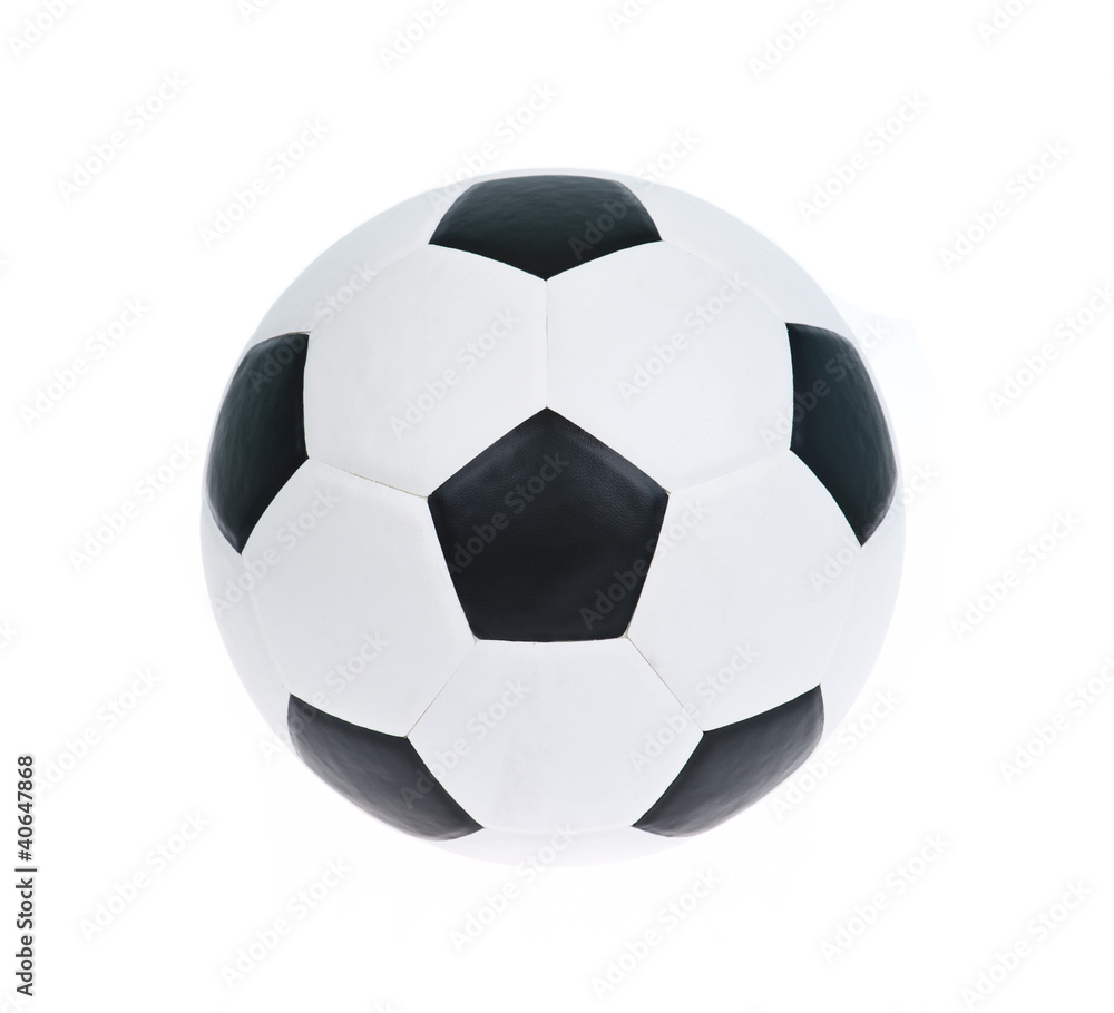 Naklejka premium football ball isolated on white background