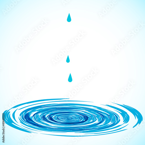 circles on the water.EPS 10.