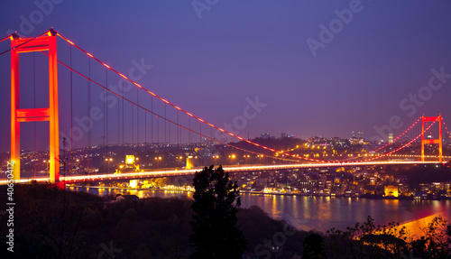 Fatih Sultan Mehmet Bridge at the night 5