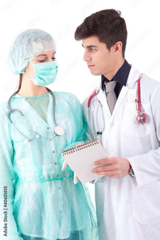 Nurse and medic Nurse and medic