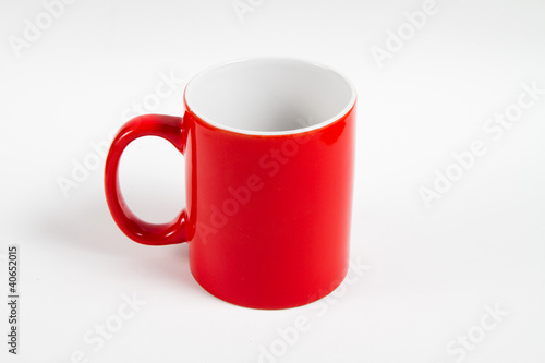 Isolated red mug