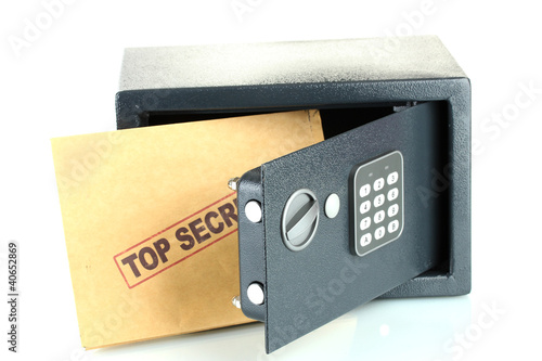 Wallpaper Mural safe and envelope isolated on white Torontodigital.ca