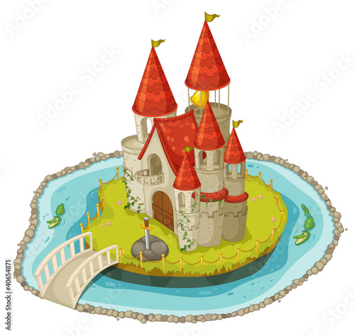 cartoon castle