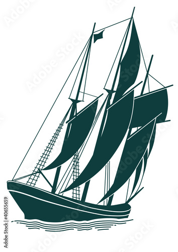 altes Segelschiff